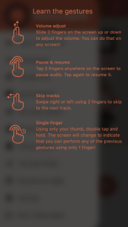 Gesturedeck touch gestures list